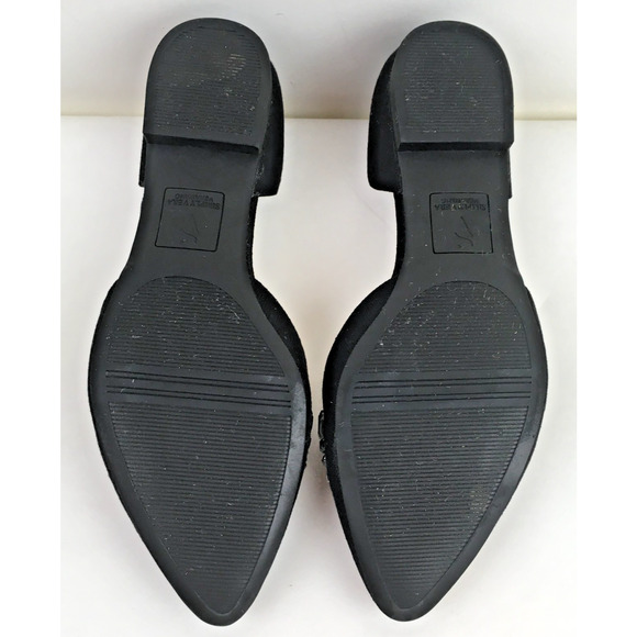 Simply Vera shoes  womens flats black Bejeweled size 6M slippers Vera Wang - Picture 15 of 15